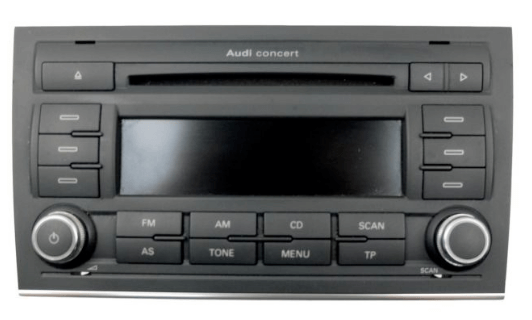 audi concert radio