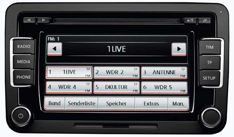 Volkswagen rcd 510 radio code